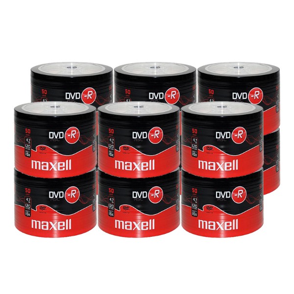 Maxell DVD-R 4.7GB 16X 50 SHRINK (600pcs box)